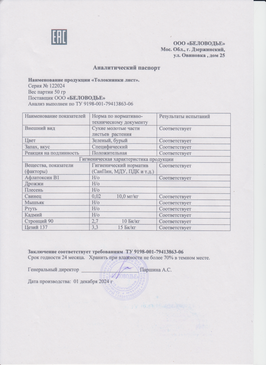 Паспорт №122024